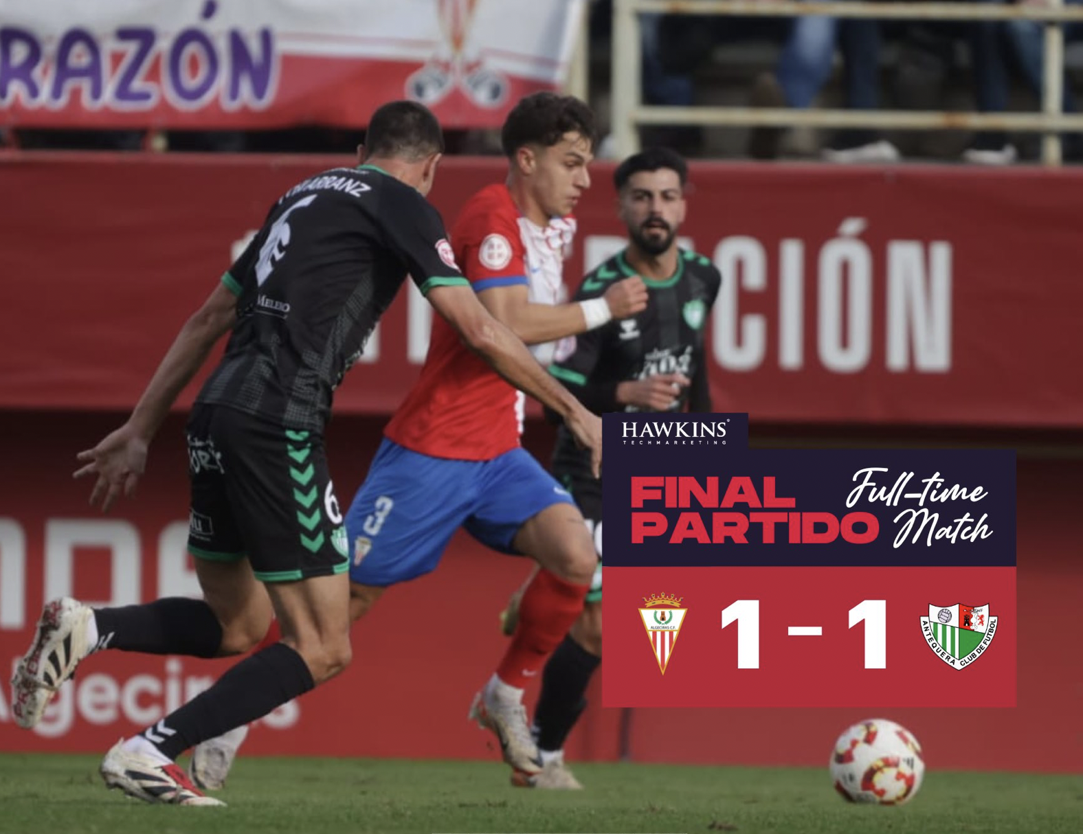 (1-1) El Algeciras suma un buen empate ante el líder 