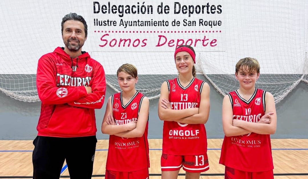 Tres jugadores y un entrenador de Centurias, a las selecciones minibasket.