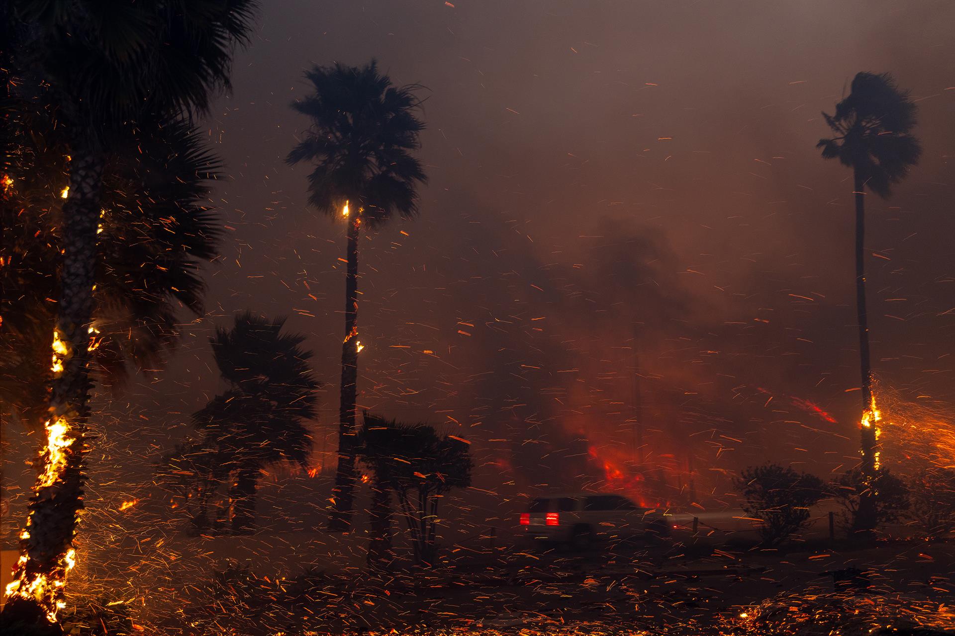 Incendio en Los Ángeles (California) - Europa Press/Contacto/Jonathan Alcorn. 