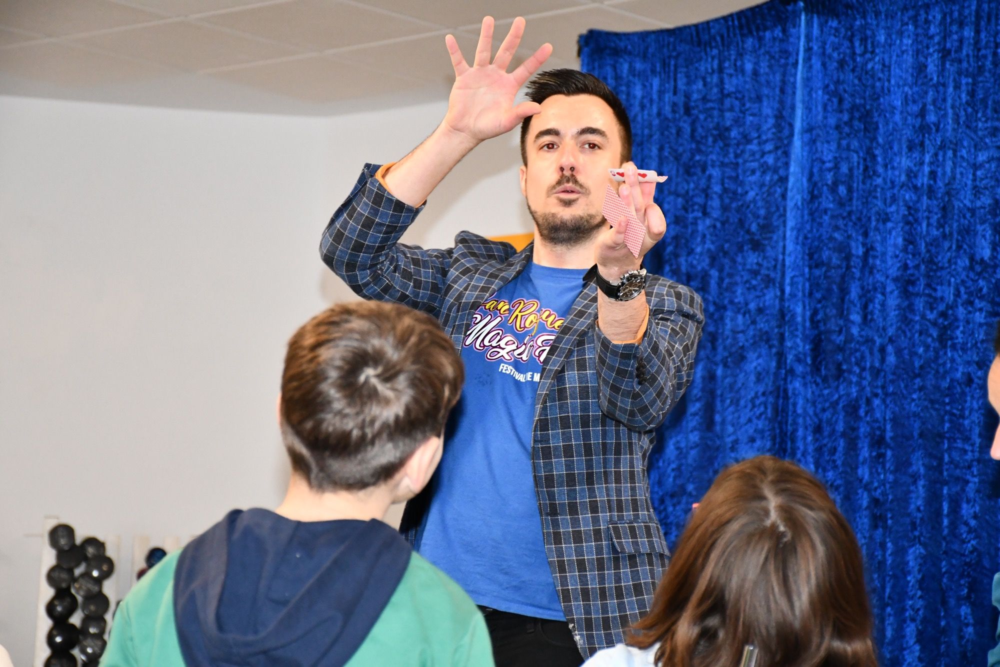 Arranca la tercera edición del San Roque Magic Fest con un taller de magia para alumnos de tercero de primaria del CEIP Gloria Fuertes 