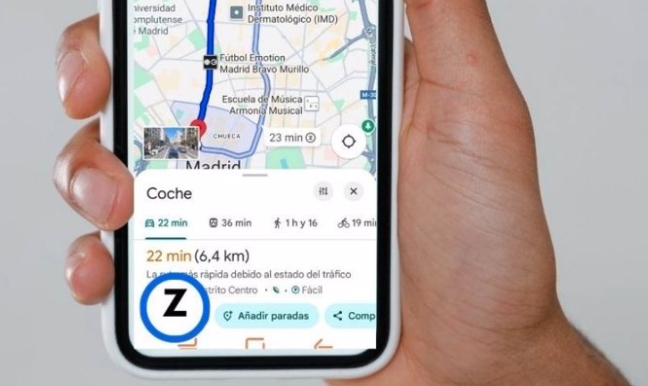 La 'Z' en Google Maps: el aviso que no debes ignorar si no quieres una multa. Foto: Google Maps - EUROPA PRESS.