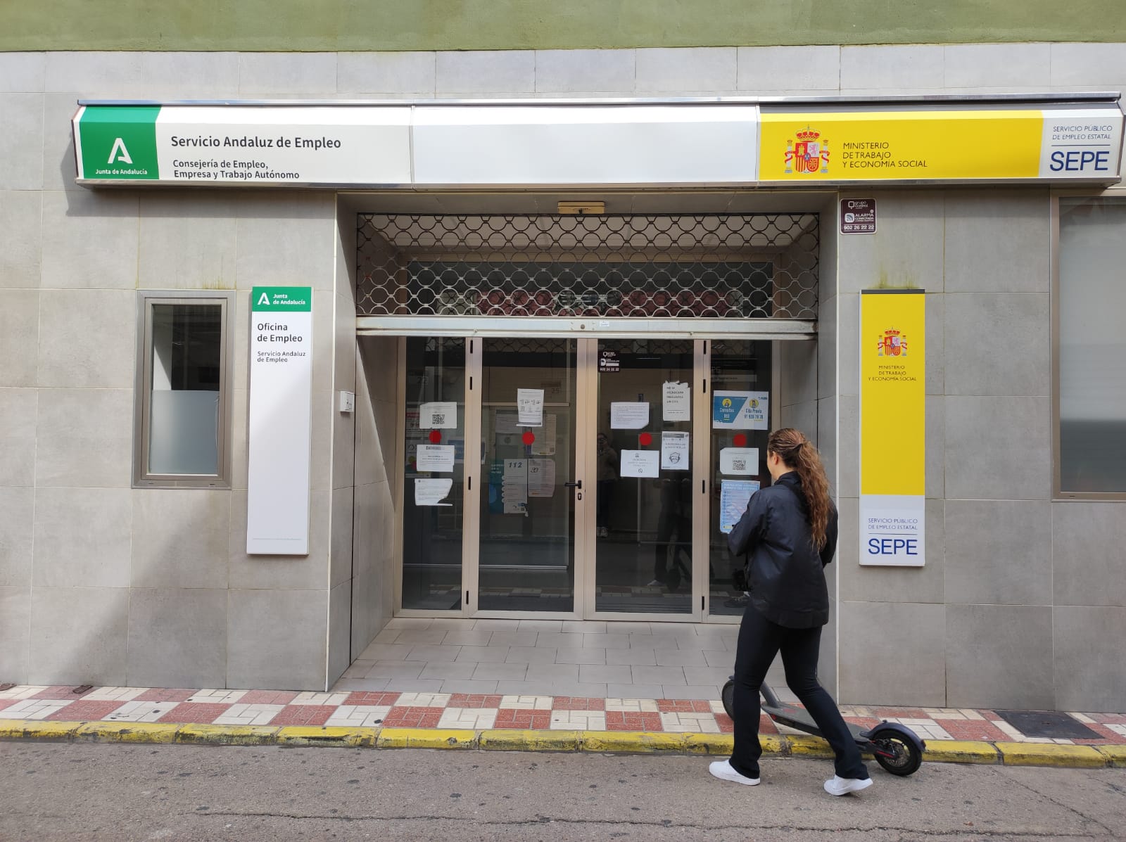 Oficina de empleo de La Línea. Imagen de archivo. El fin de la campaña de Navidad deja 490 desempleados más en el Campo de Gibraltar