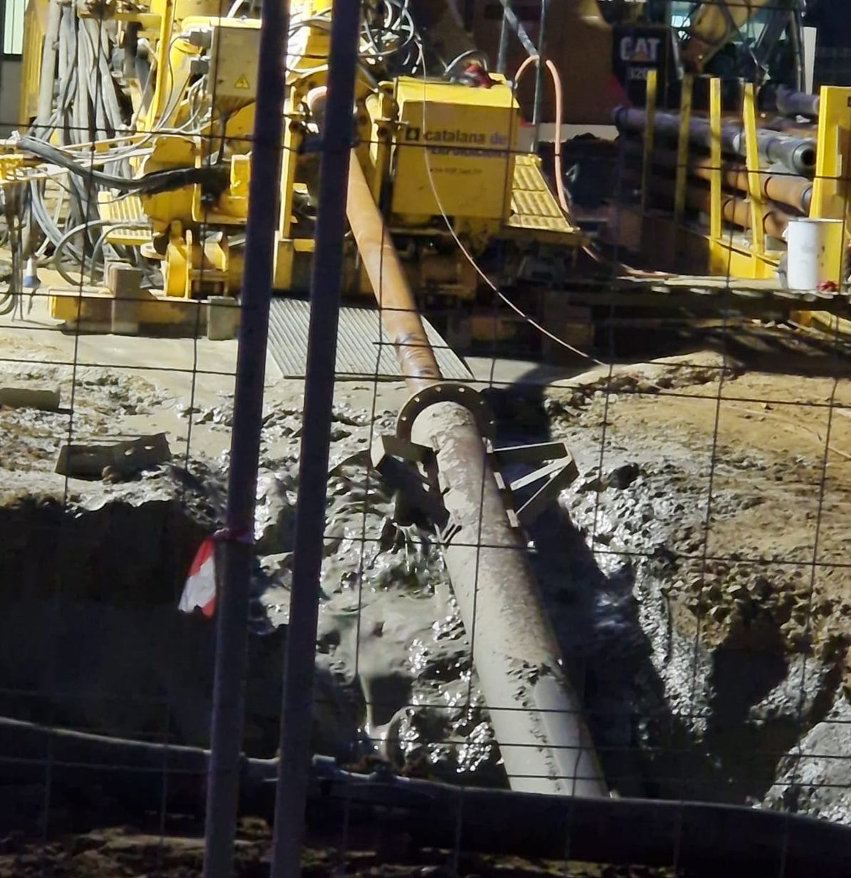 La obra civil para el soterramiento del cable a Ceuta por La Línea concluirá en dos semanas. Foto: O.D.