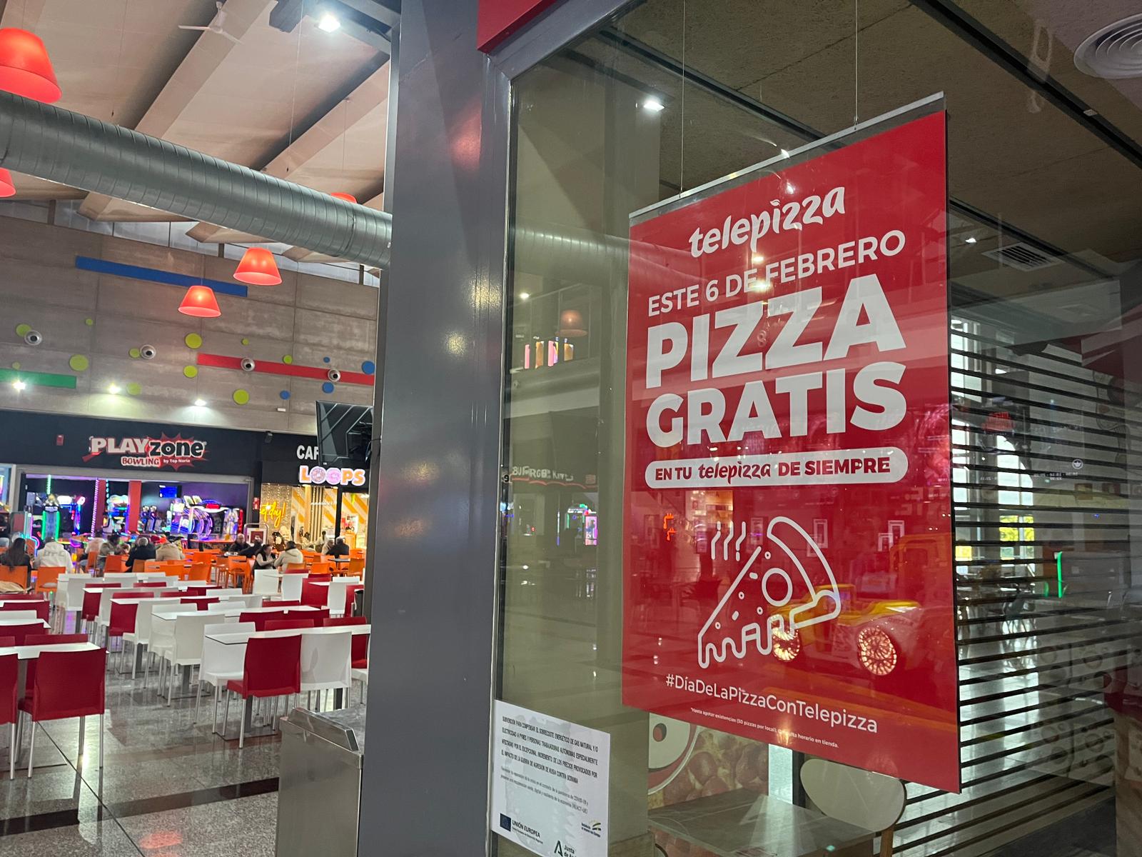 Pizzas gratis: los Telepizzas del Campo de Gibraltar repartirán porciones este 6 de febrero 