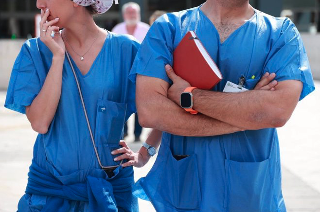 CSIF denuncia un incremento de más del 19% de las agresiones al personal de la sanidad pública. Foto: Europa Press.