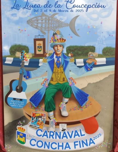 'Orgullo de ser linenses, Carnavales y a jui', el cartel que anuncia el Carnaval de la Concha Fina