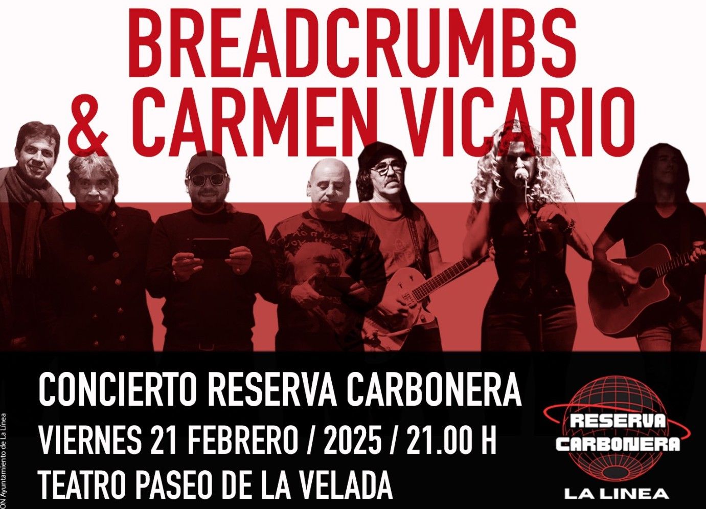 'Breadcrums' y Carmen Vicario, nuevos conciertos de Reserva Carbonera en La Velada. 